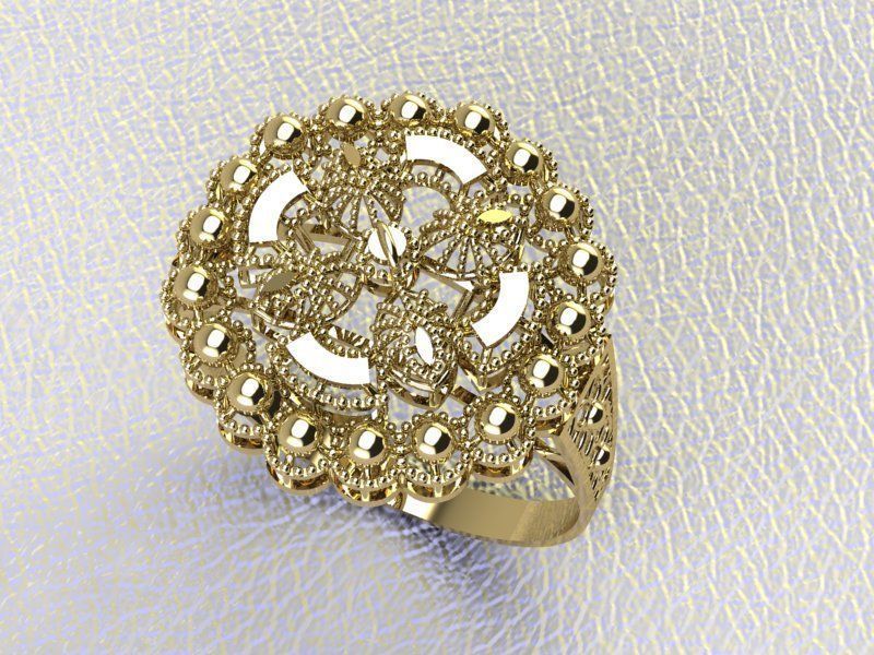 PLAIN CUT STEP RINGS 3D print model_10