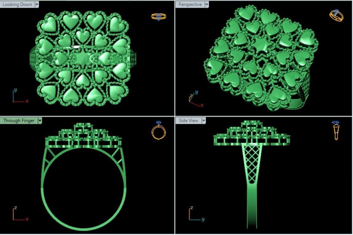 PLAIN CUT STEP RINGS 3D print model_59