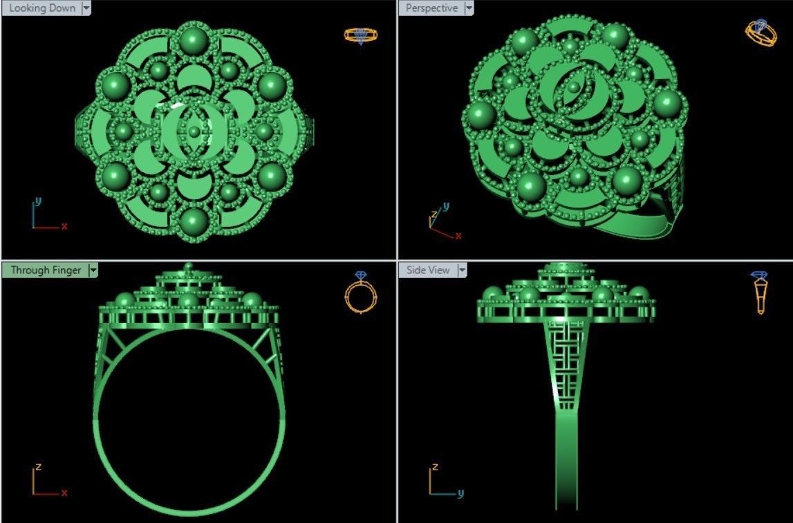 PLAIN CUT STEP RINGS 3D print model_51