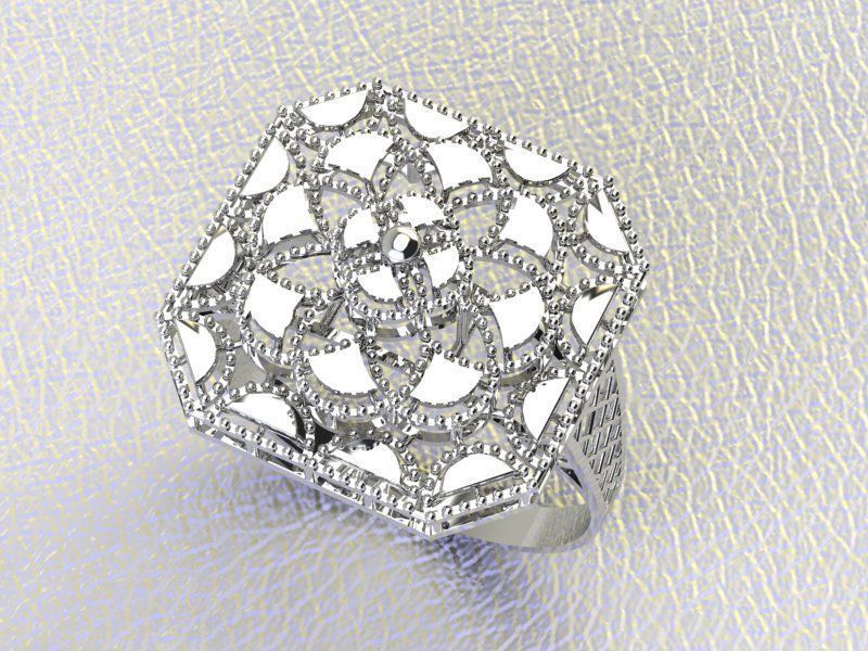 PLAIN CUT STEP RINGS 3D print model_38