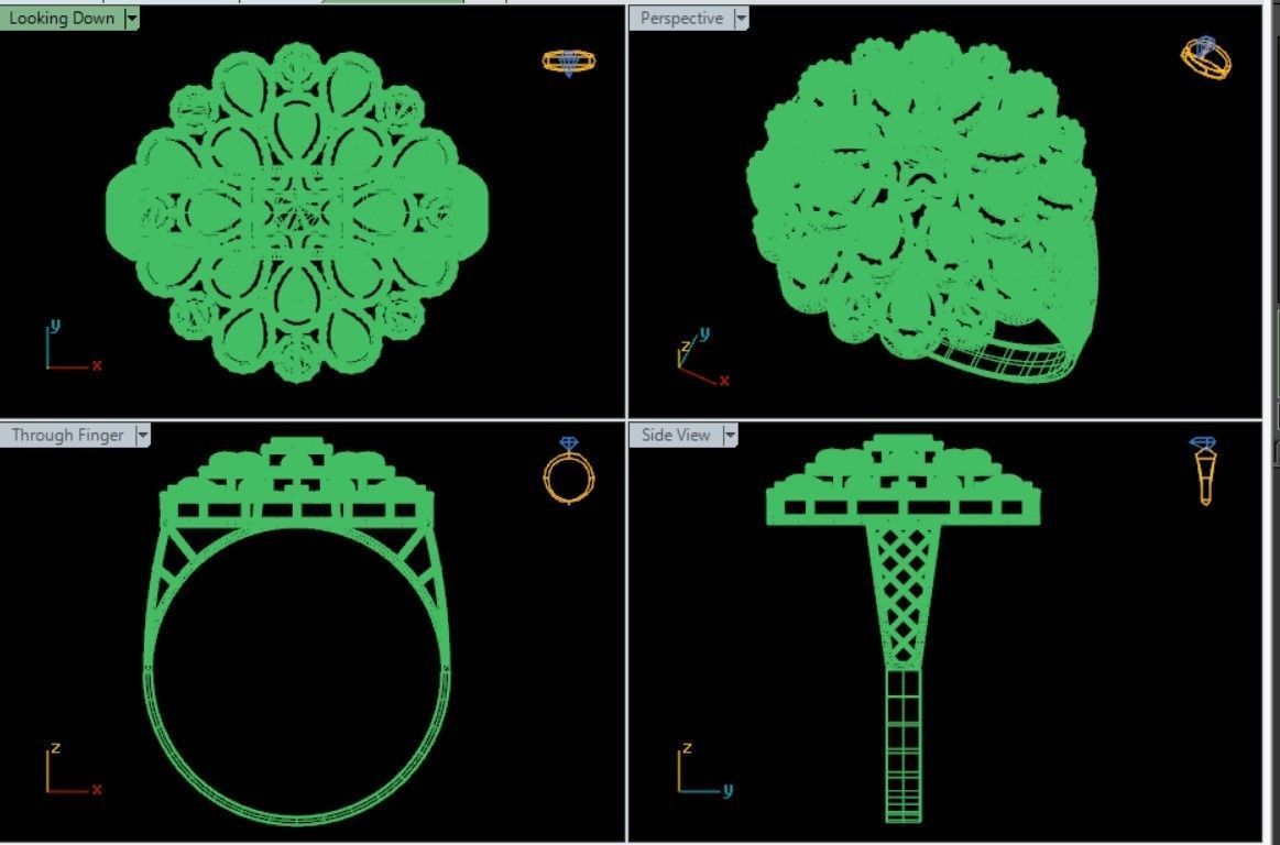 PLAIN CUT STEP RINGS 3D print model_77