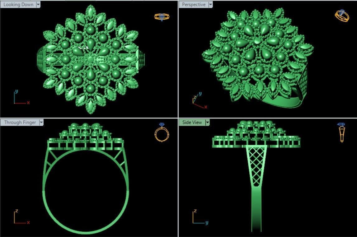 PLAIN CUT STEP RINGS 3D print model_61
