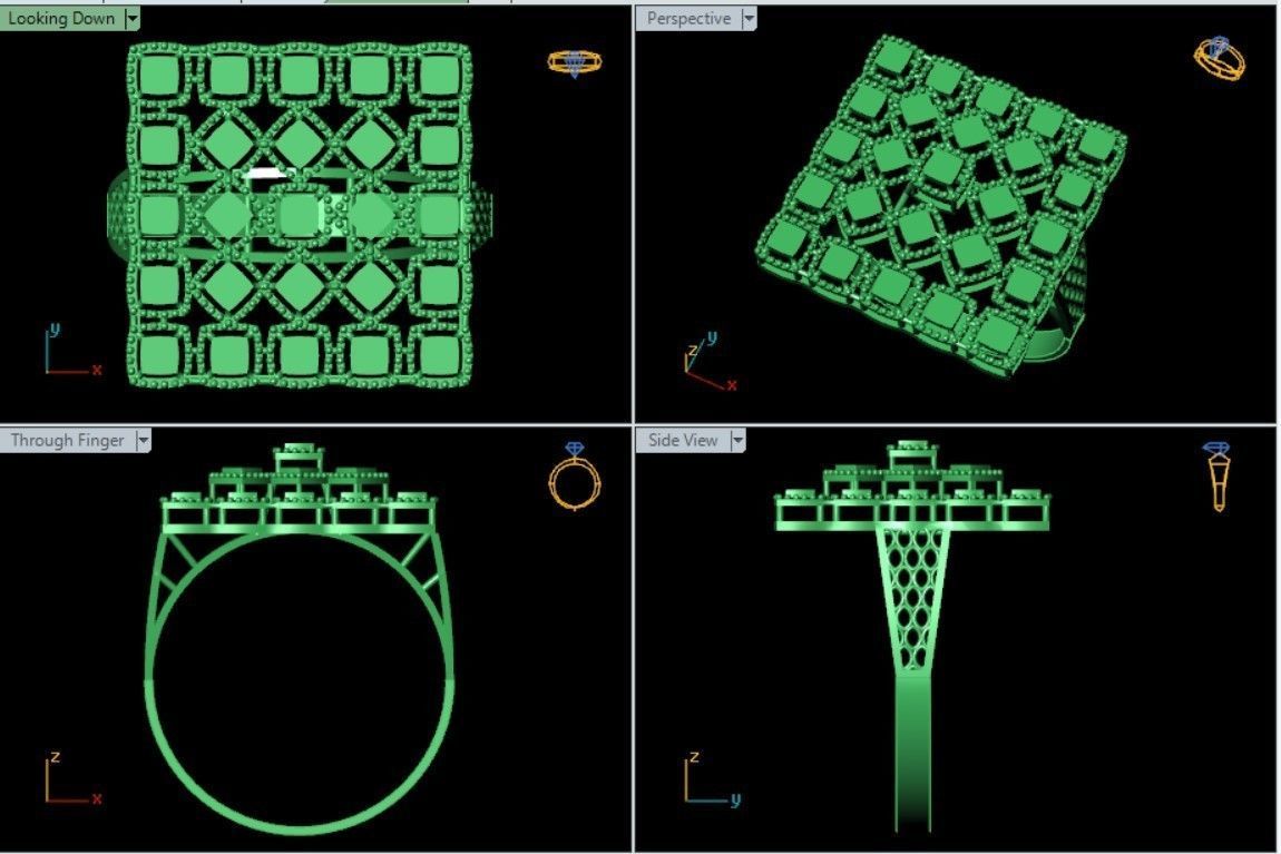 PLAIN CUT STEP RINGS 3D print model_56