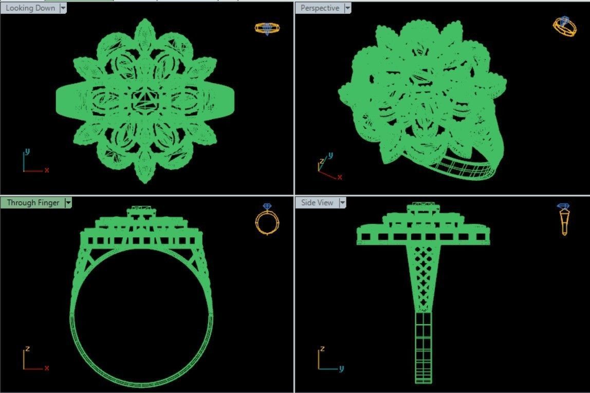 PLAIN CUT STEP RINGS 3D print model_82