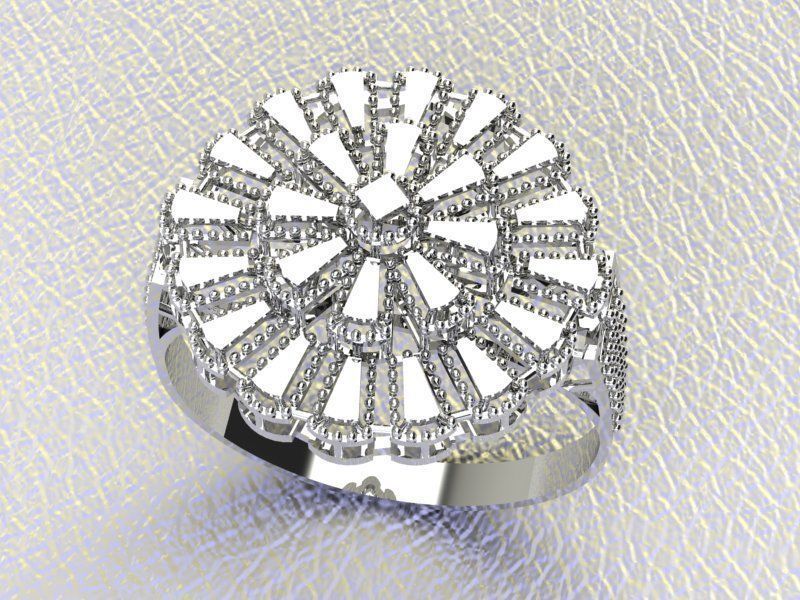 PLAIN CUT STEP RINGS 3D print model_26