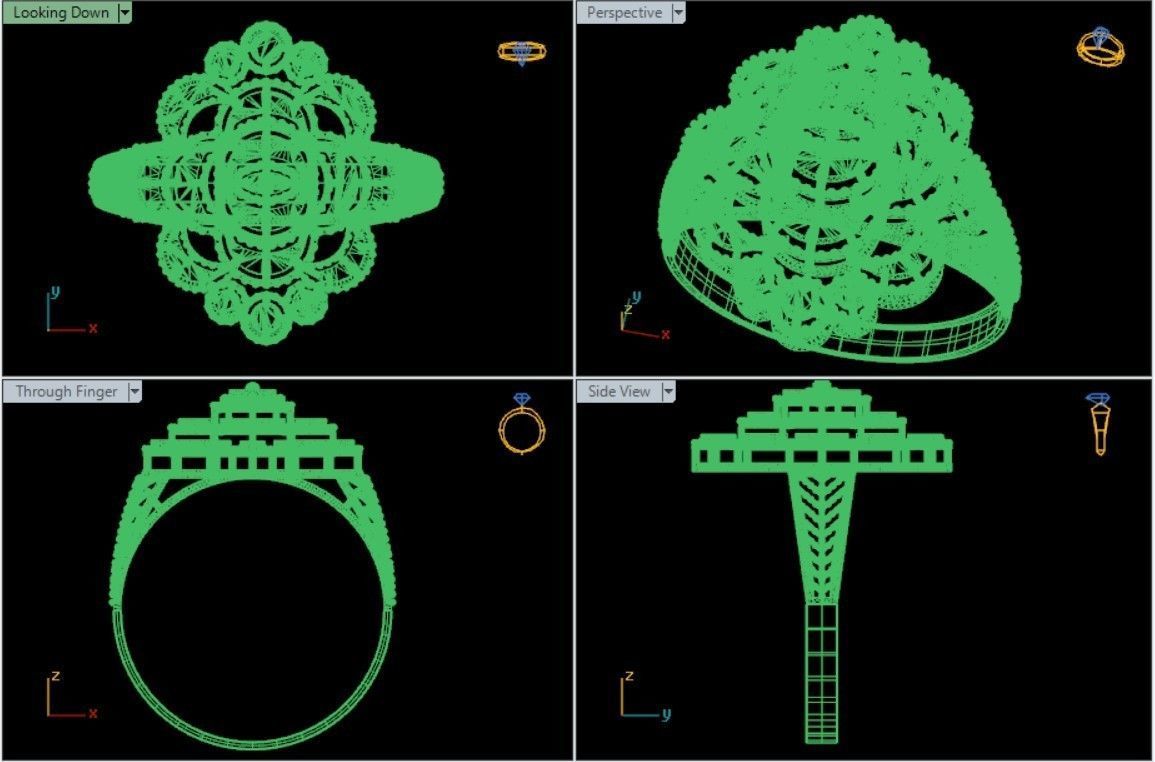 PLAIN CUT STEP RINGS 3D print model_67