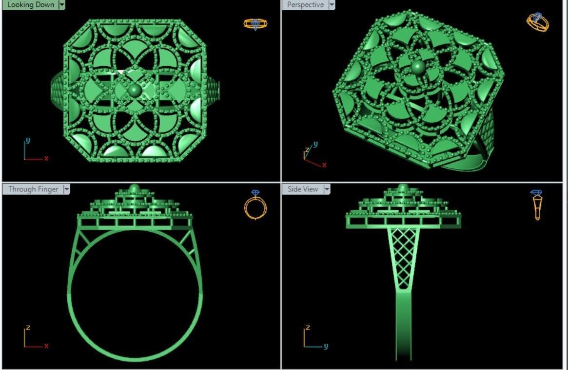 PLAIN CUT STEP RINGS 3D print model_58