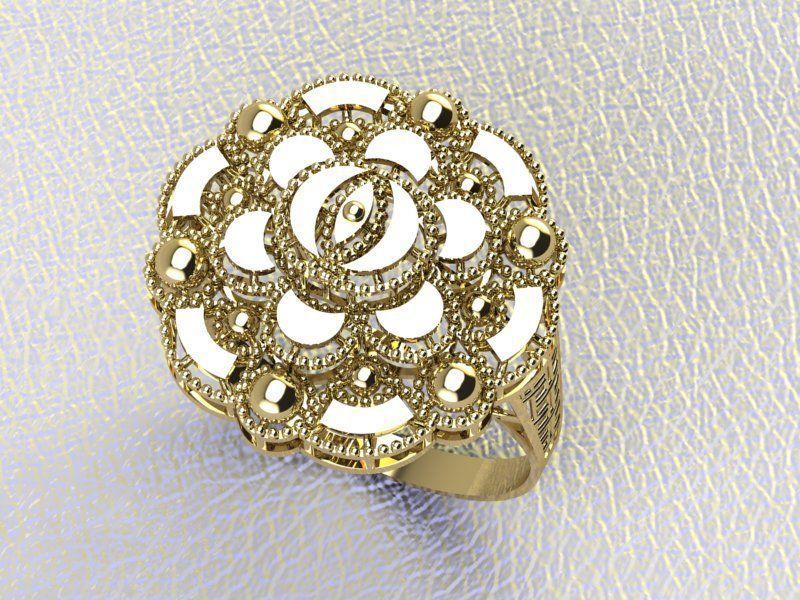 PLAIN CUT STEP RINGS 3D print model_11