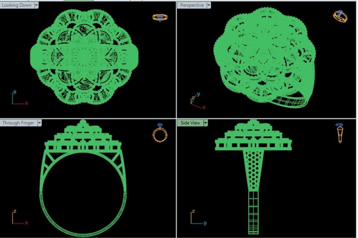 PLAIN CUT STEP RINGS 3D print model_73