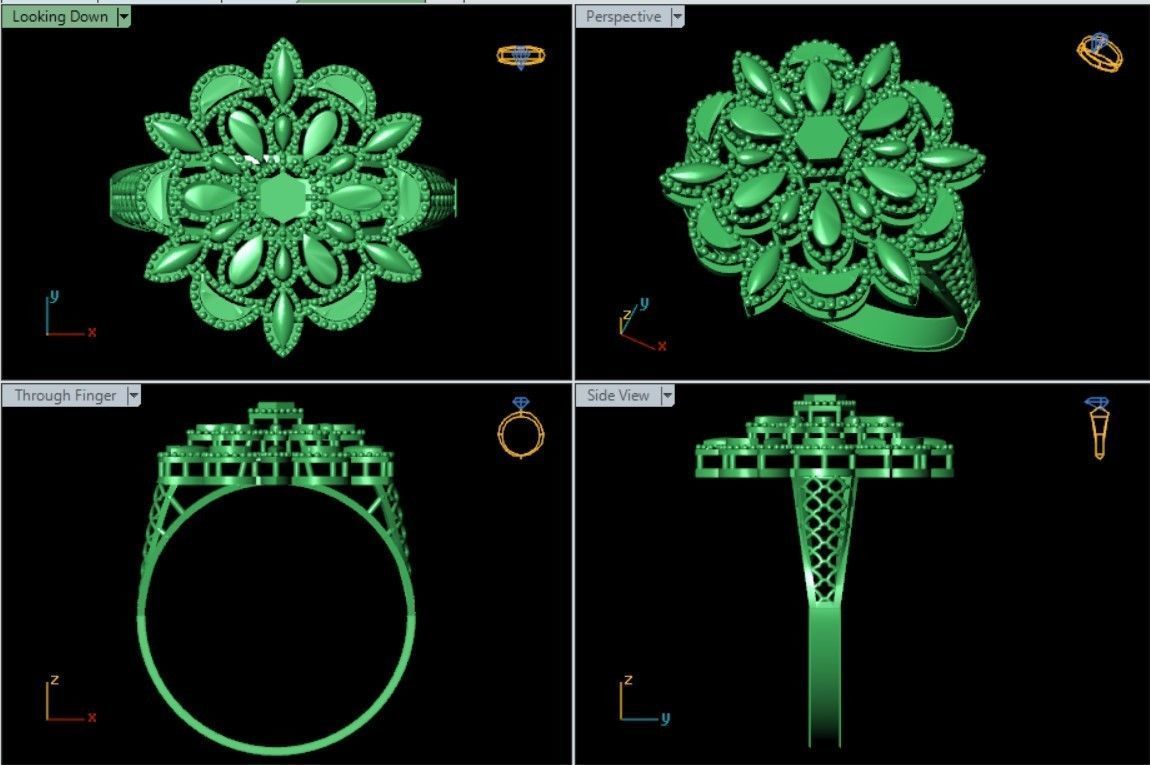 PLAIN CUT STEP RINGS 3D print model_62