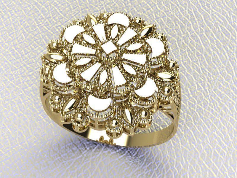 PLAIN CUT STEP RINGS 3D print model_9