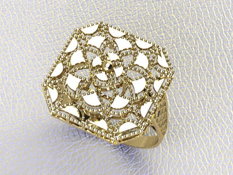 PLAIN CUT STEP RINGS 3D print model_18