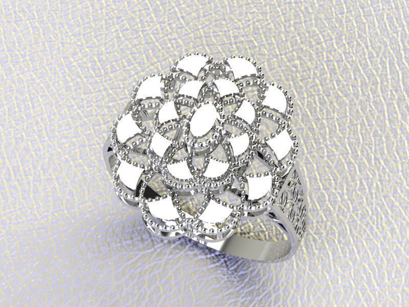 PLAIN CUT STEP RINGS 3D print model_40