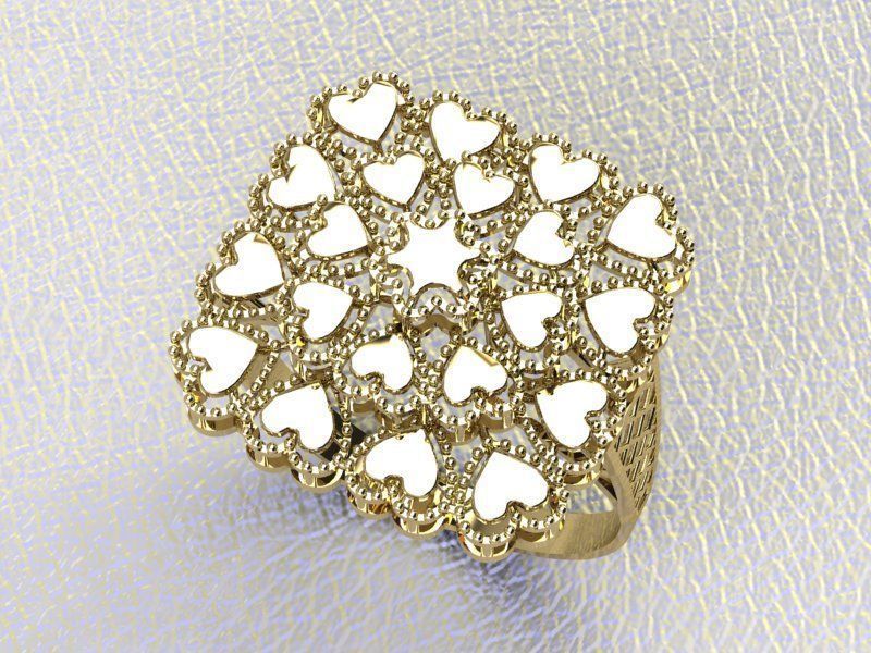 PLAIN CUT STEP RINGS 3D print model_19