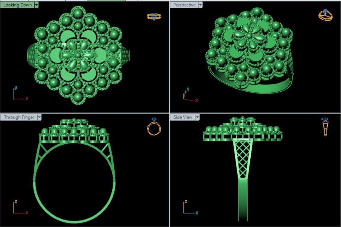 PLAIN CUT STEP RINGS 3D print model_48