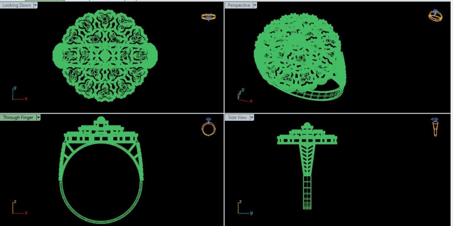 PLAIN CUT STEP RINGS 3D print model_64