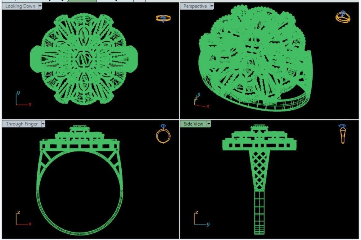 PLAIN CUT STEP RINGS 3D print model_65