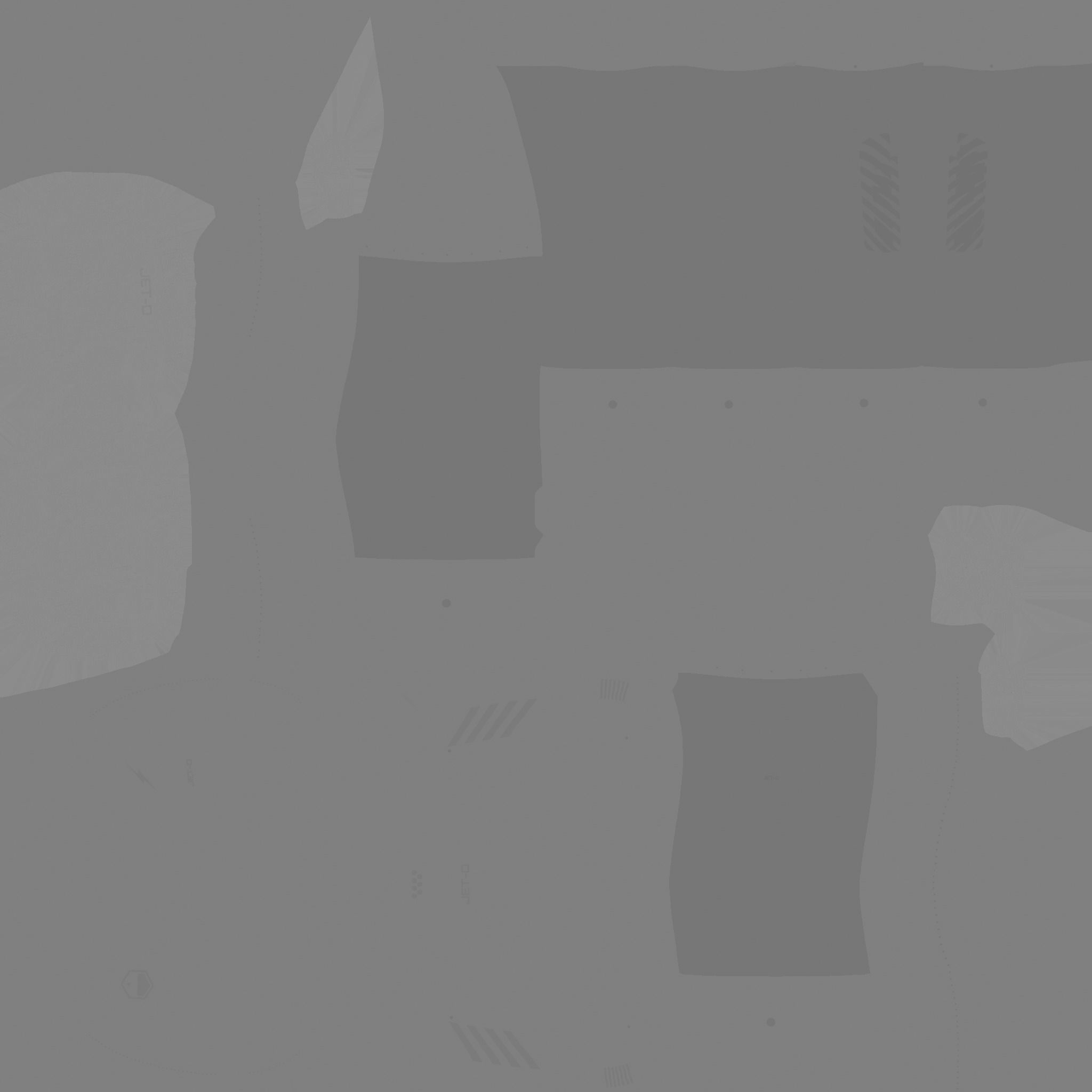 Jetpack D01 White Copper - SciFi Character Design Low-poly 3D model_20