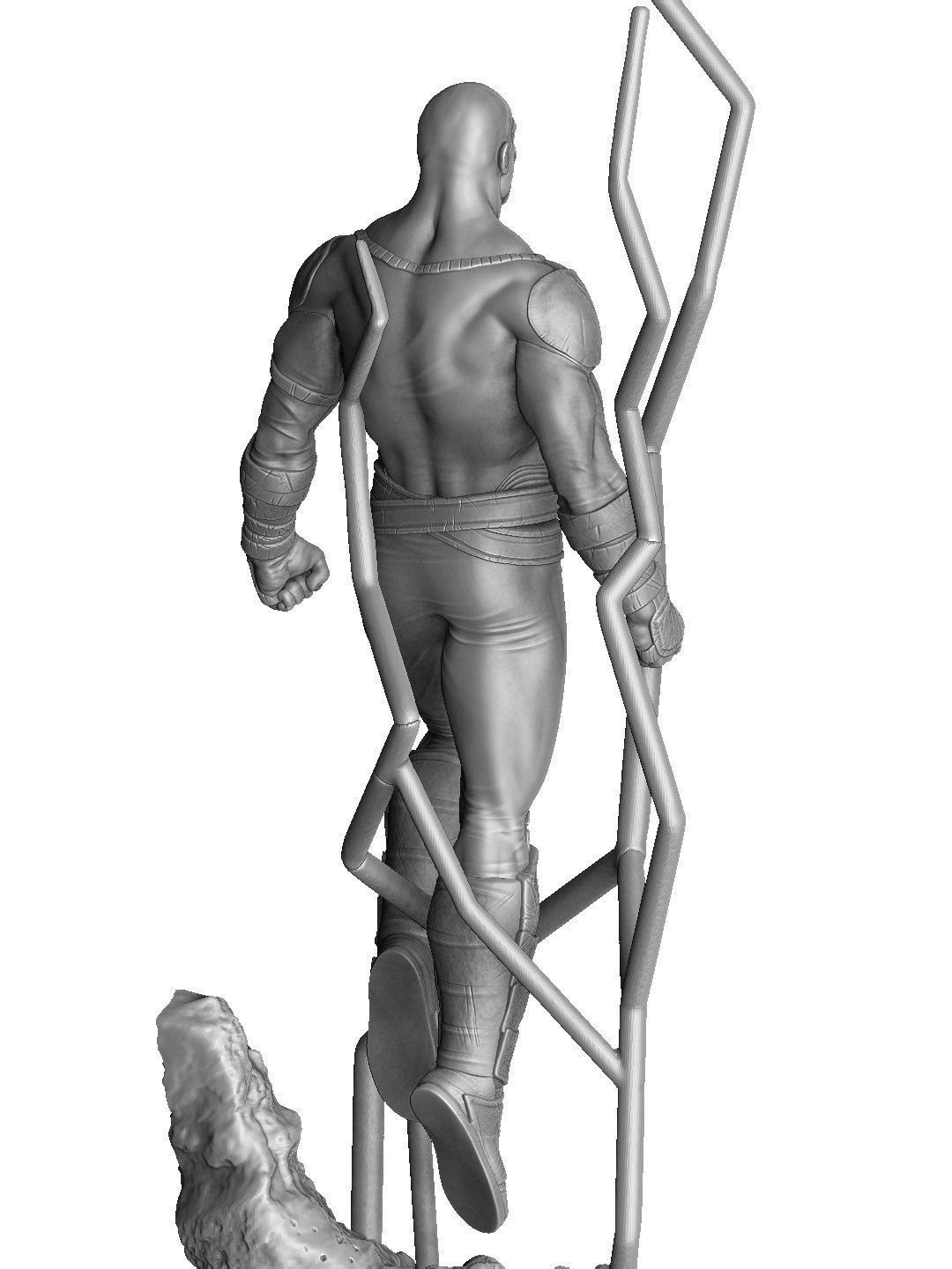 BLACK ADAM FOR 3D PRINT STL  3D print model_21