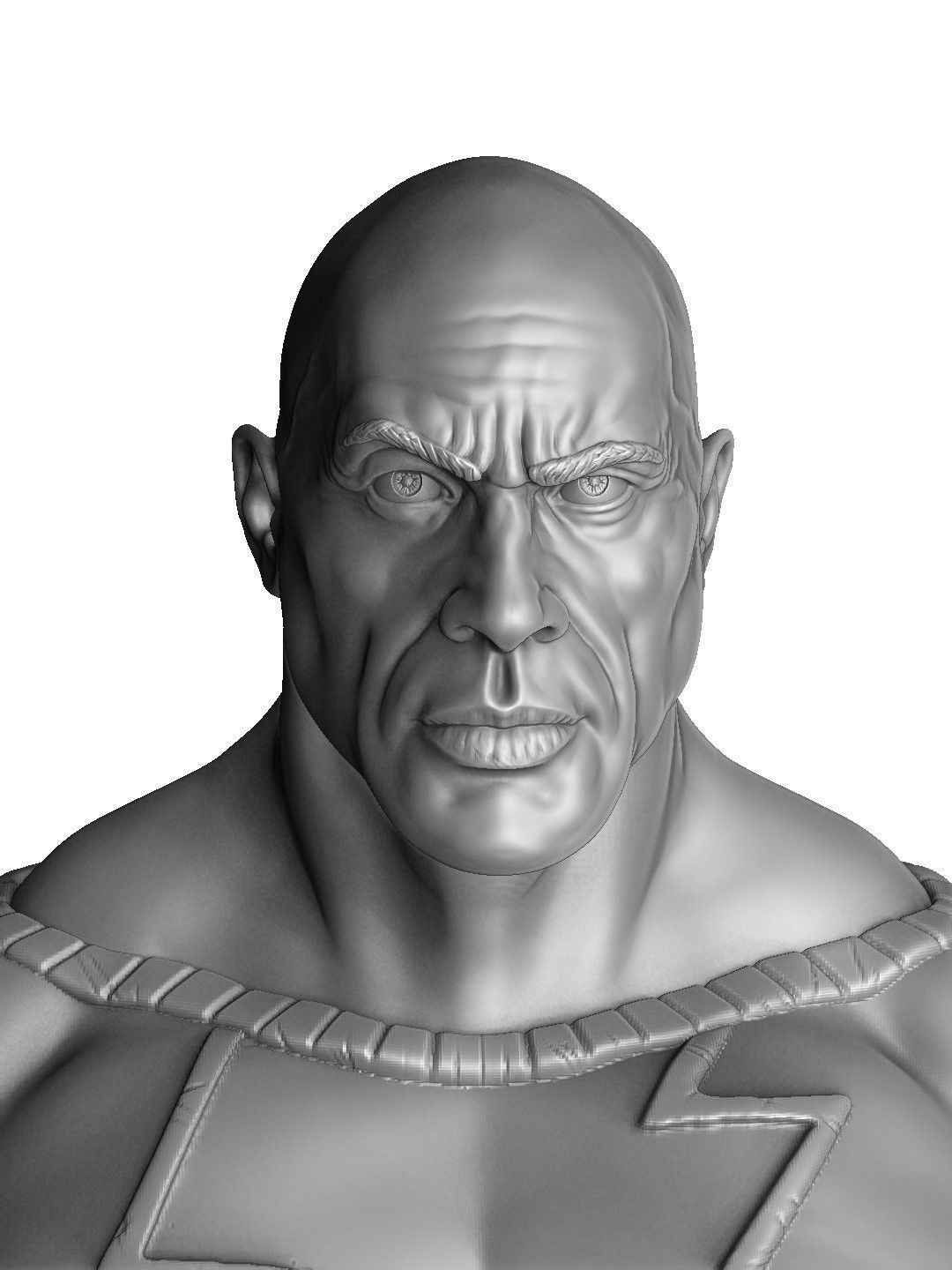 BLACK ADAM FOR 3D PRINT STL  3D print model_7