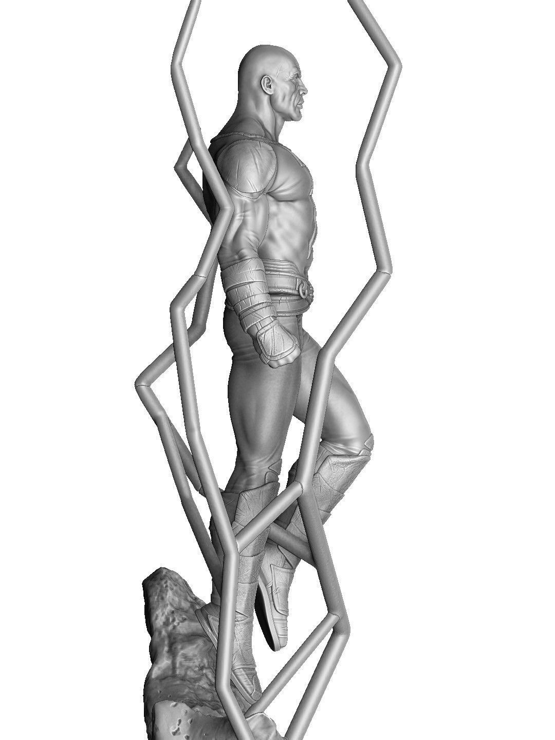 BLACK ADAM FOR 3D PRINT STL  3D print model_22
