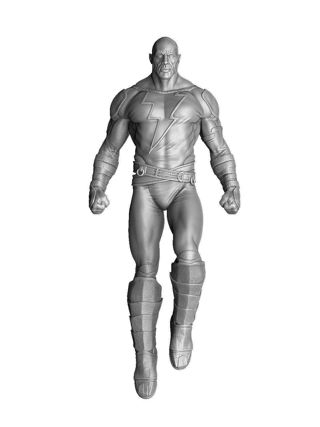 BLACK ADAM FOR 3D PRINT STL  3D print model_32