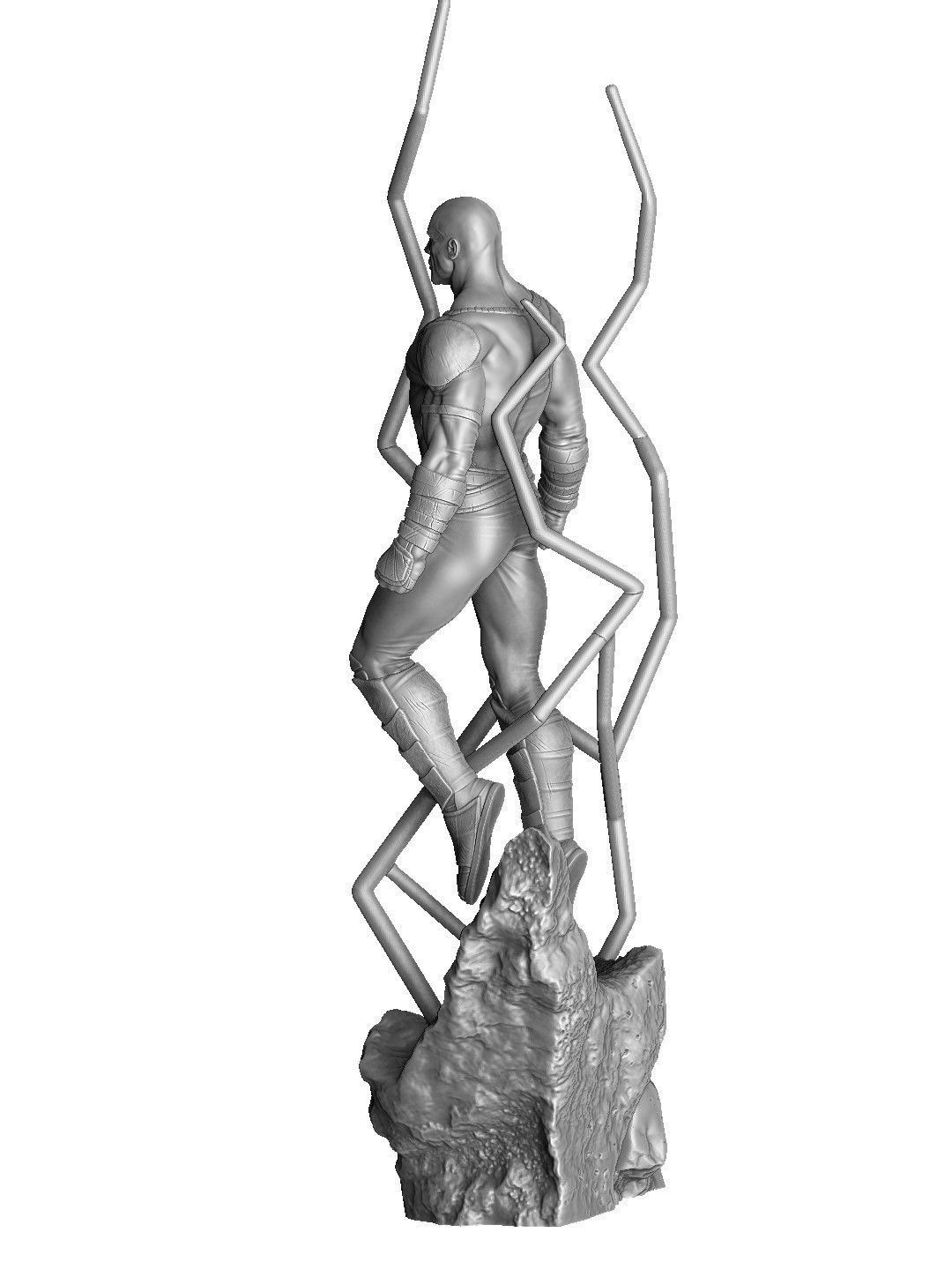 BLACK ADAM FOR 3D PRINT STL  3D print model_18