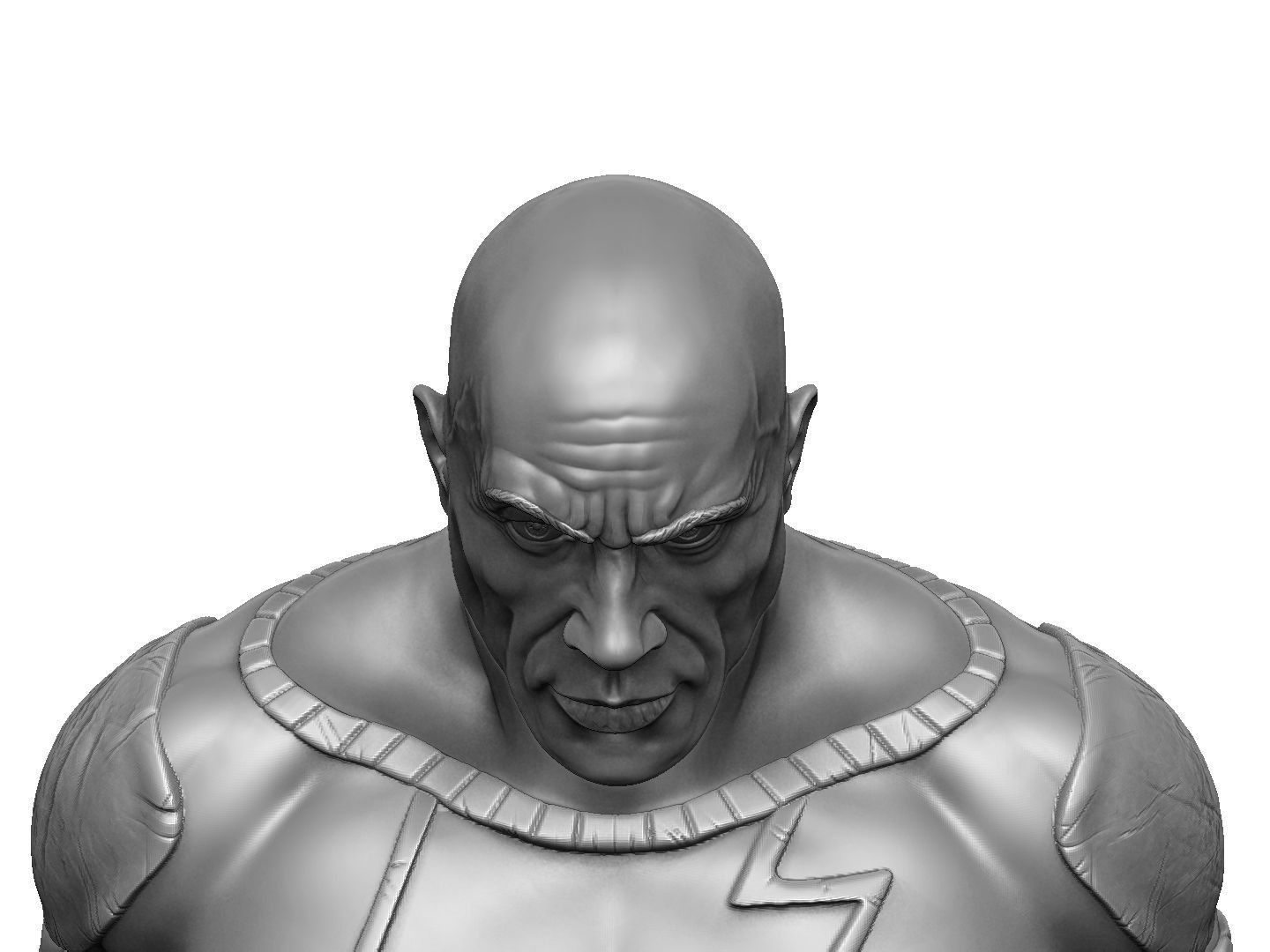 BLACK ADAM FOR 3D PRINT STL  3D print model_9