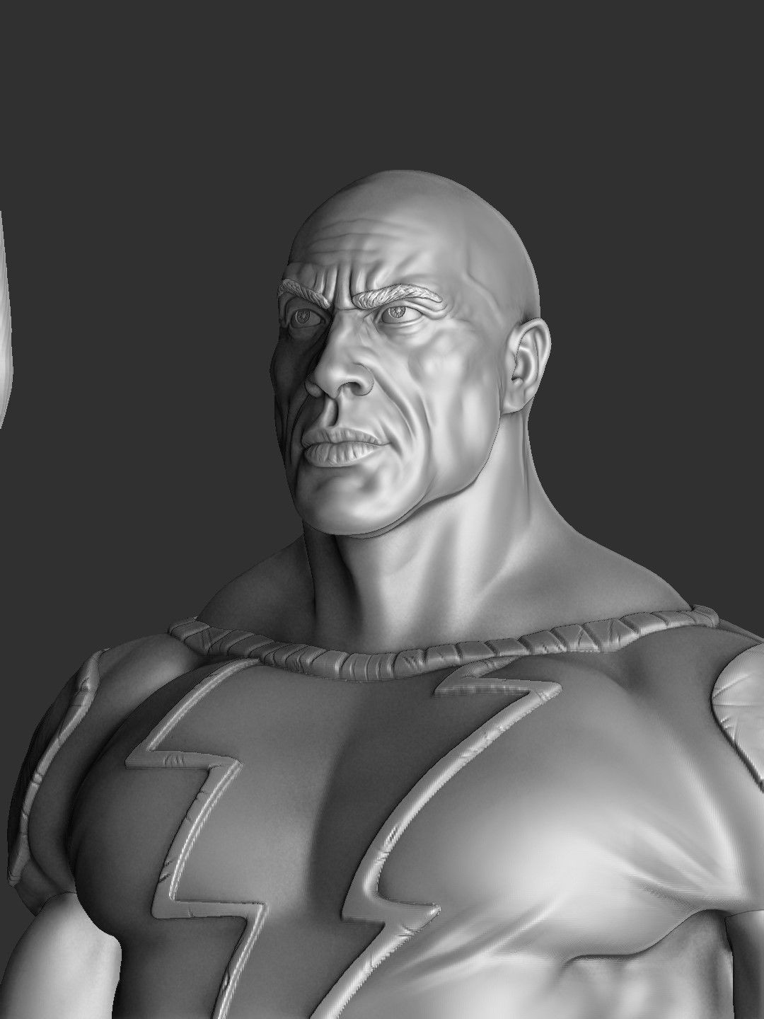 BLACK ADAM FOR 3D PRINT STL  3D print model_12