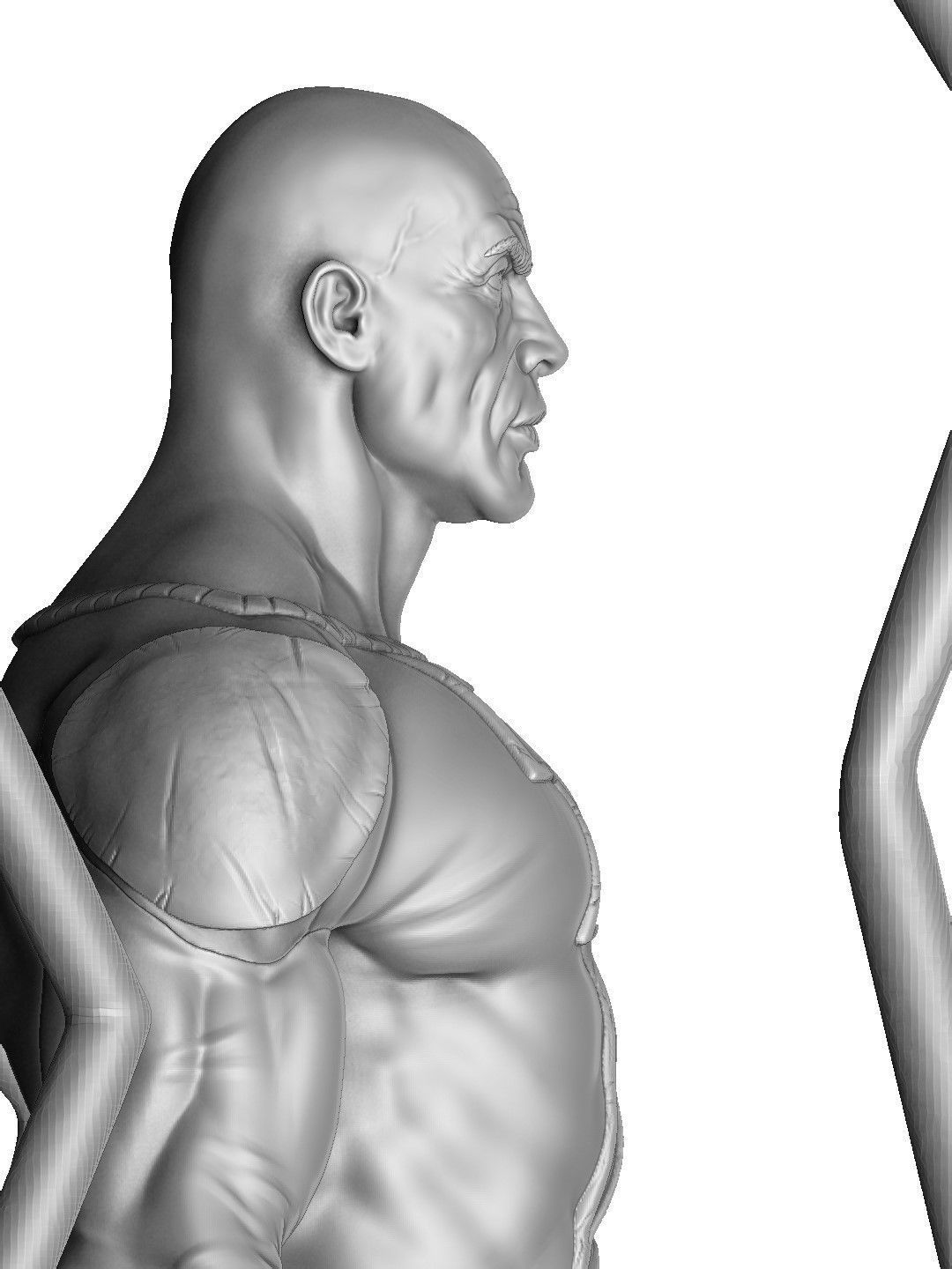 BLACK ADAM FOR 3D PRINT STL  3D print model_10