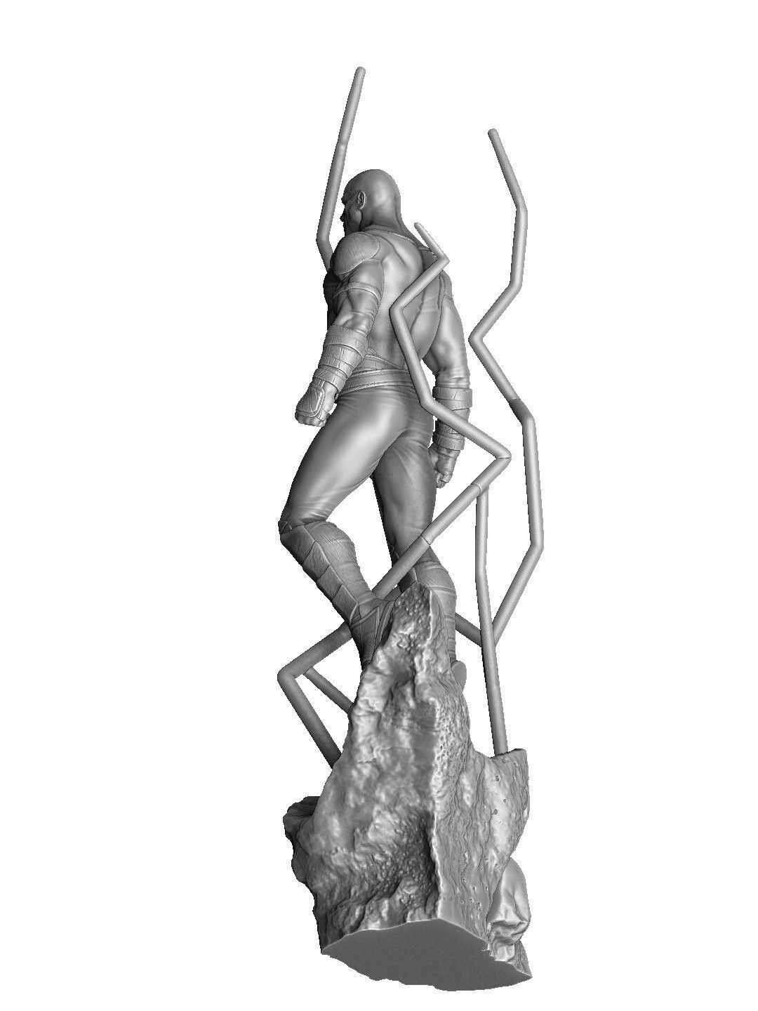BLACK ADAM FOR 3D PRINT STL  3D print model_19