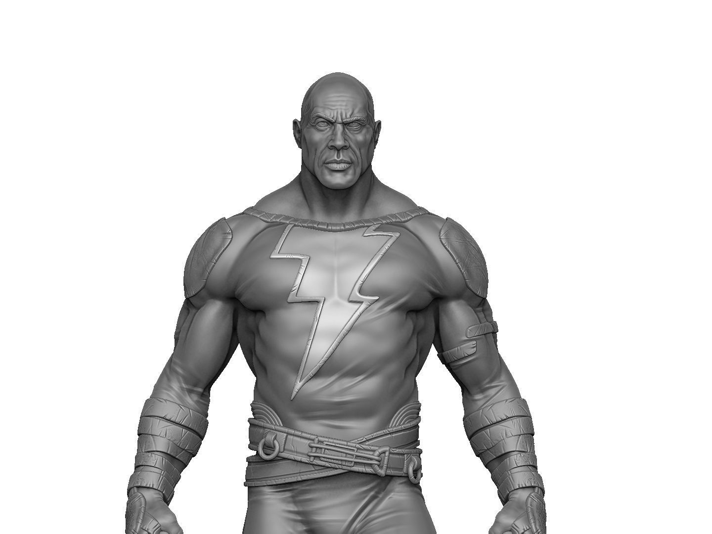 BLACK ADAM FOR 3D PRINT STL  3D print model_1