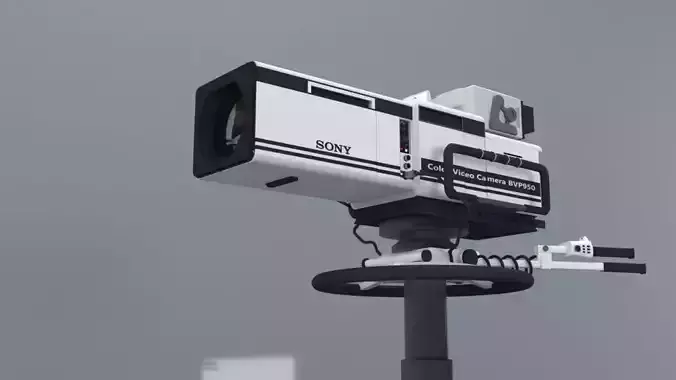 3D Tv camera 3D model