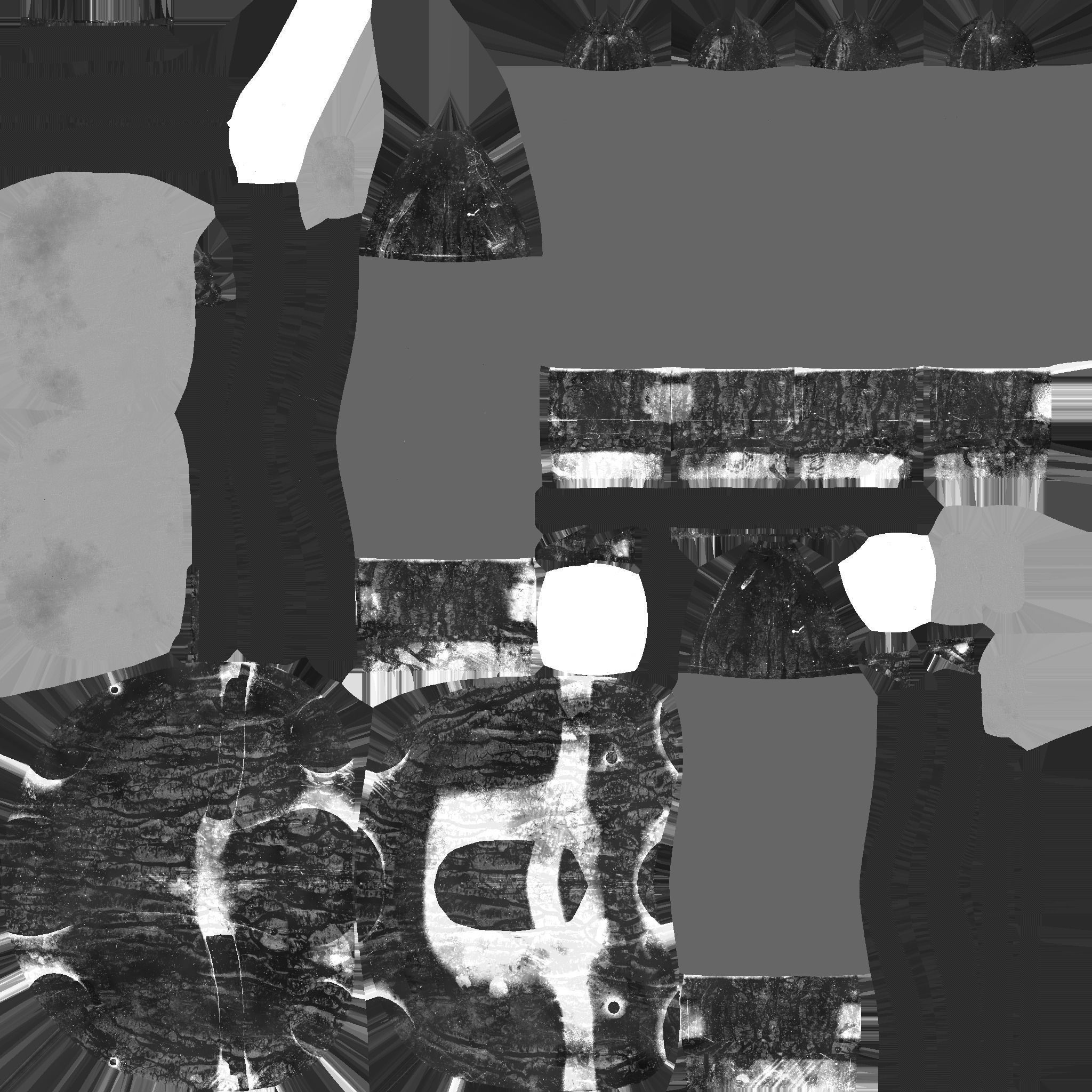 Jetpack D04 Red Black - SciFi Character Design Low-poly 3D model_23