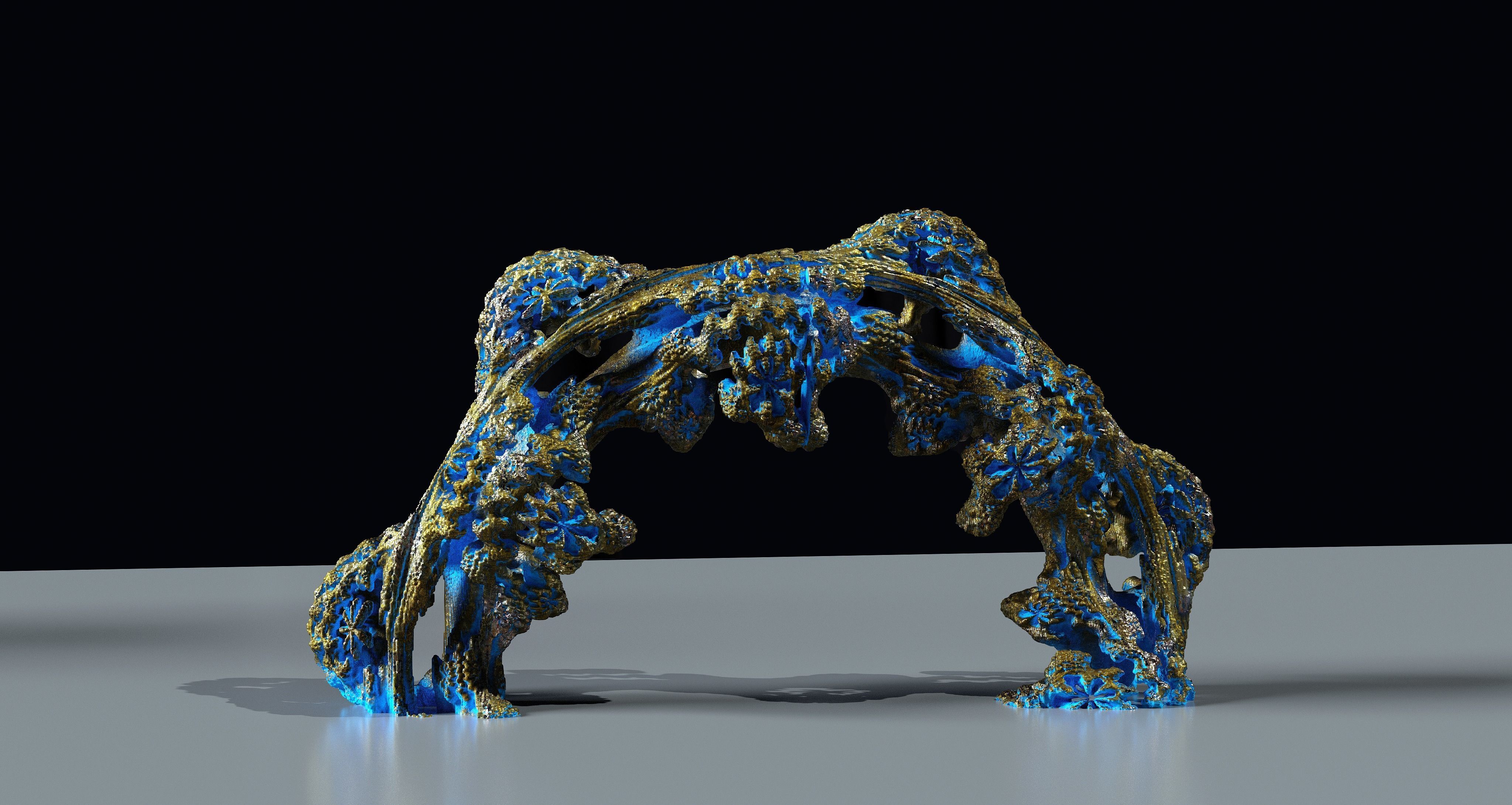 Fractal Dr Strange Influenced Sci-Fi Kitbash 3D Assets 3D model_5