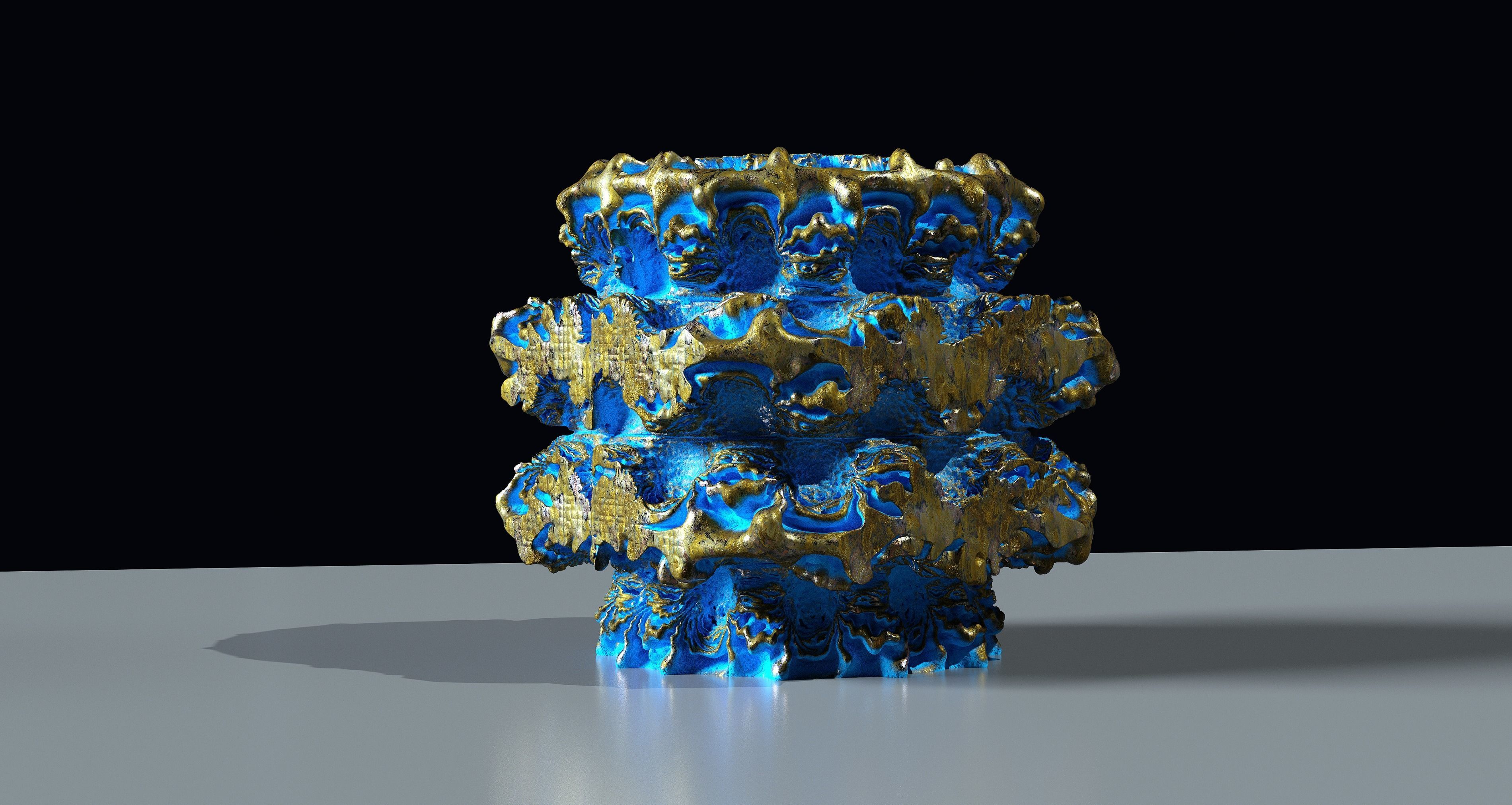 Fractal Dr Strange Influenced Sci-Fi Kitbash 3D Assets 3D model_9