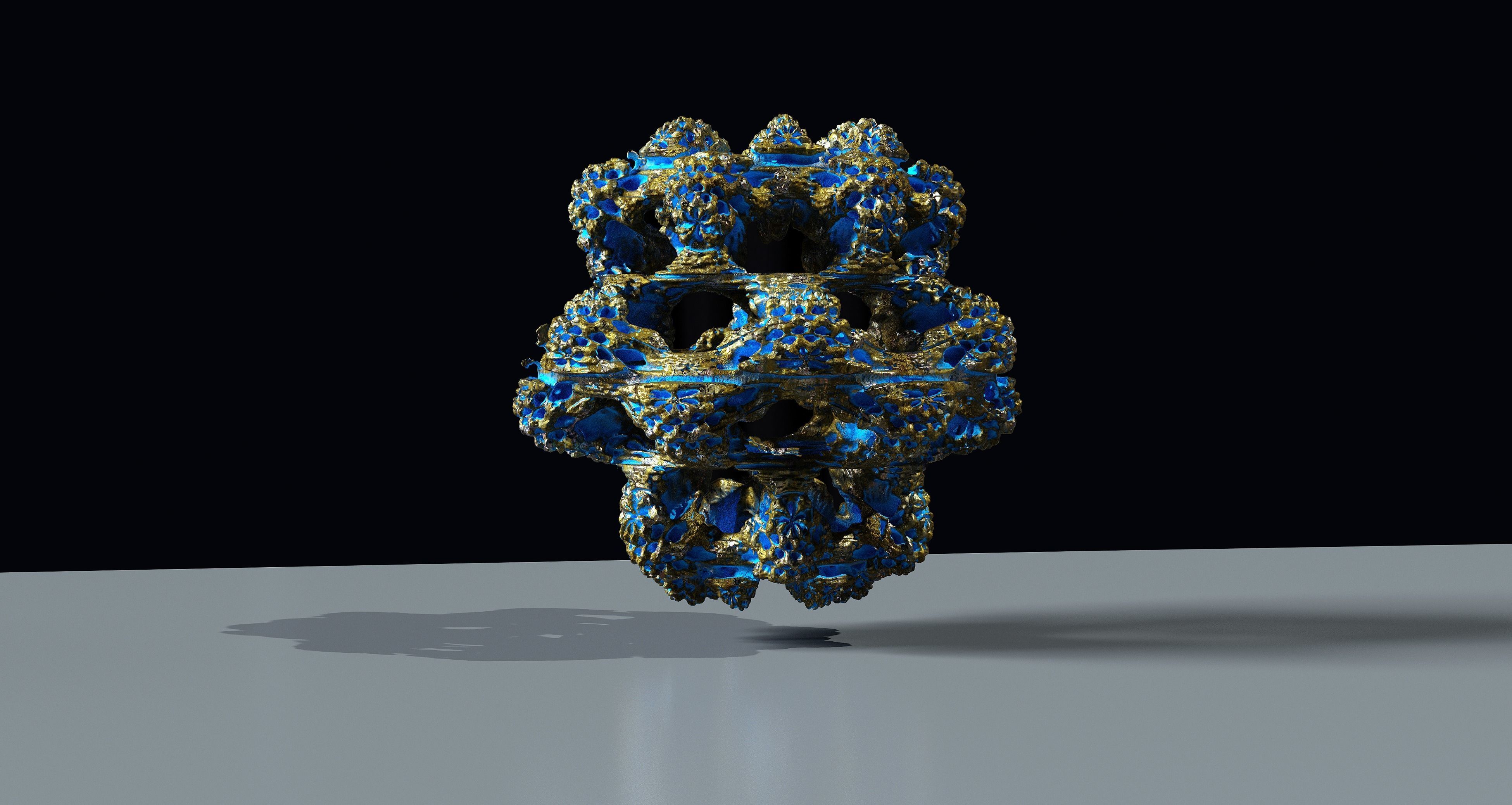 Fractal Dr Strange Influenced Sci-Fi Kitbash 3D Assets 3D model_6