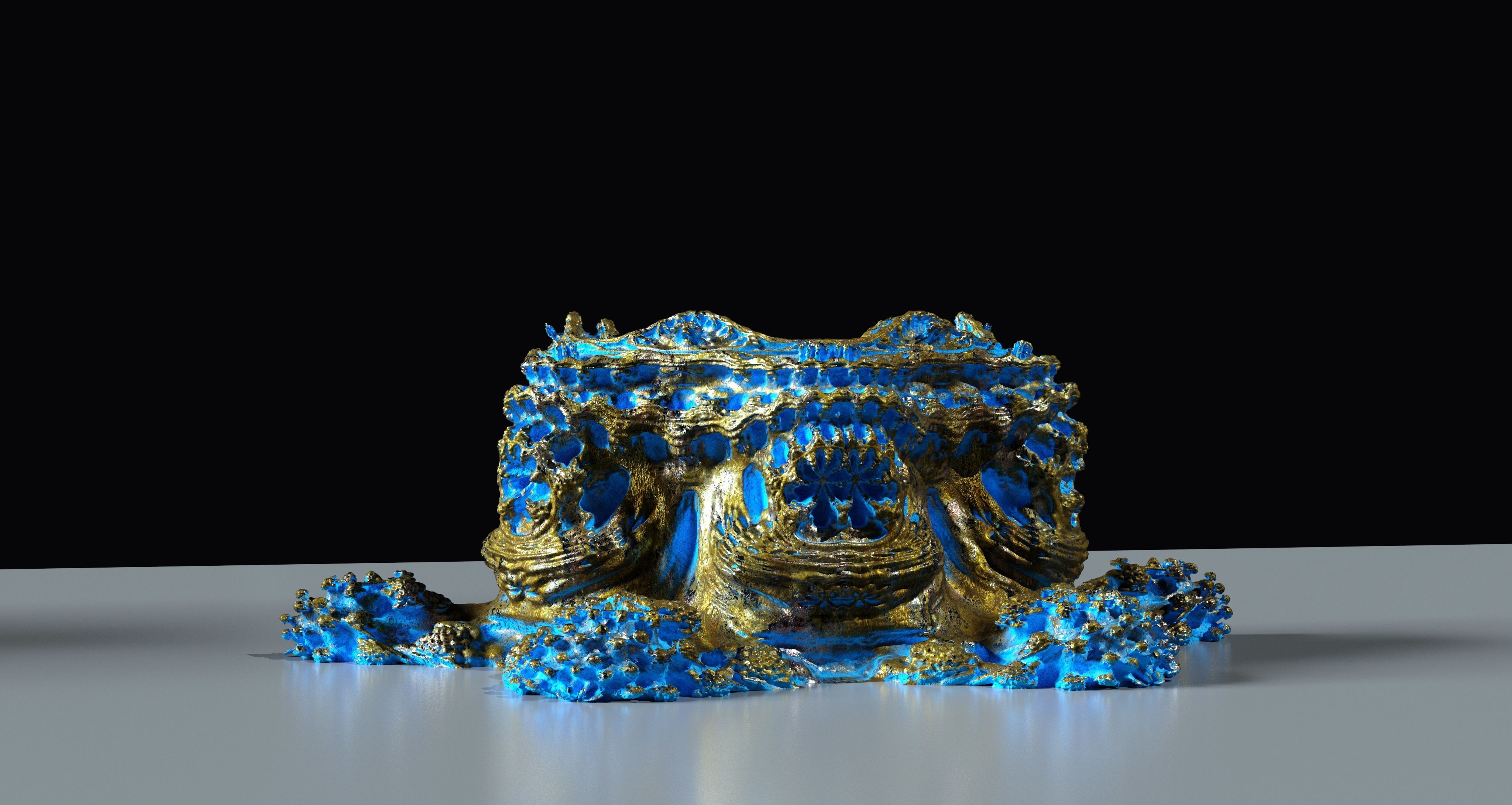 Fractal Dr Strange Influenced Sci-Fi Kitbash 3D Assets 3D model_4