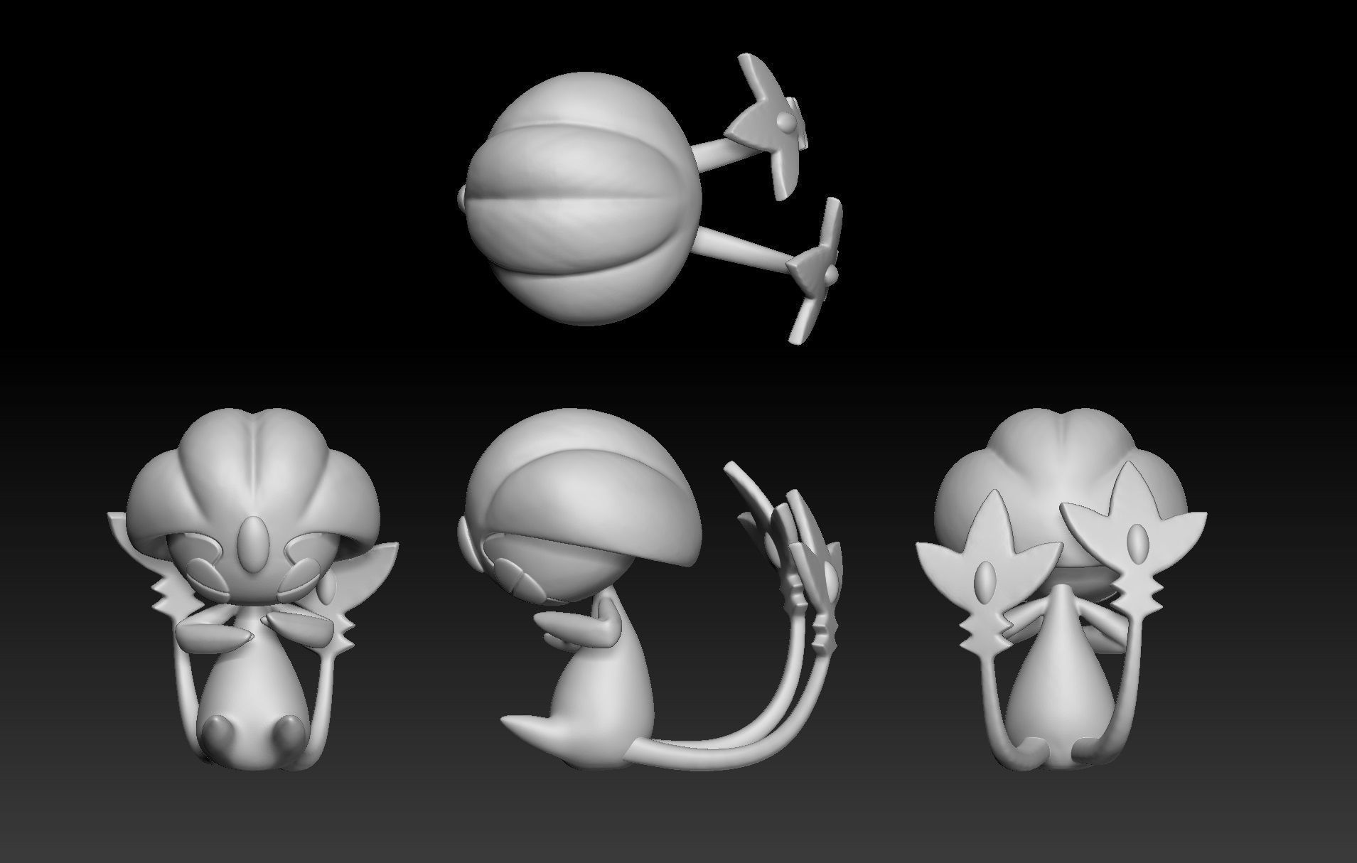 Pokemon Uxie 3D print model_1