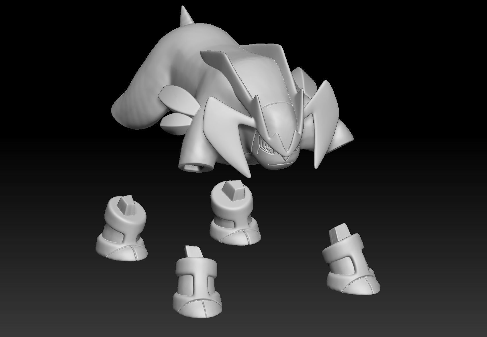 Pokemon Terrakion 3D print model_2