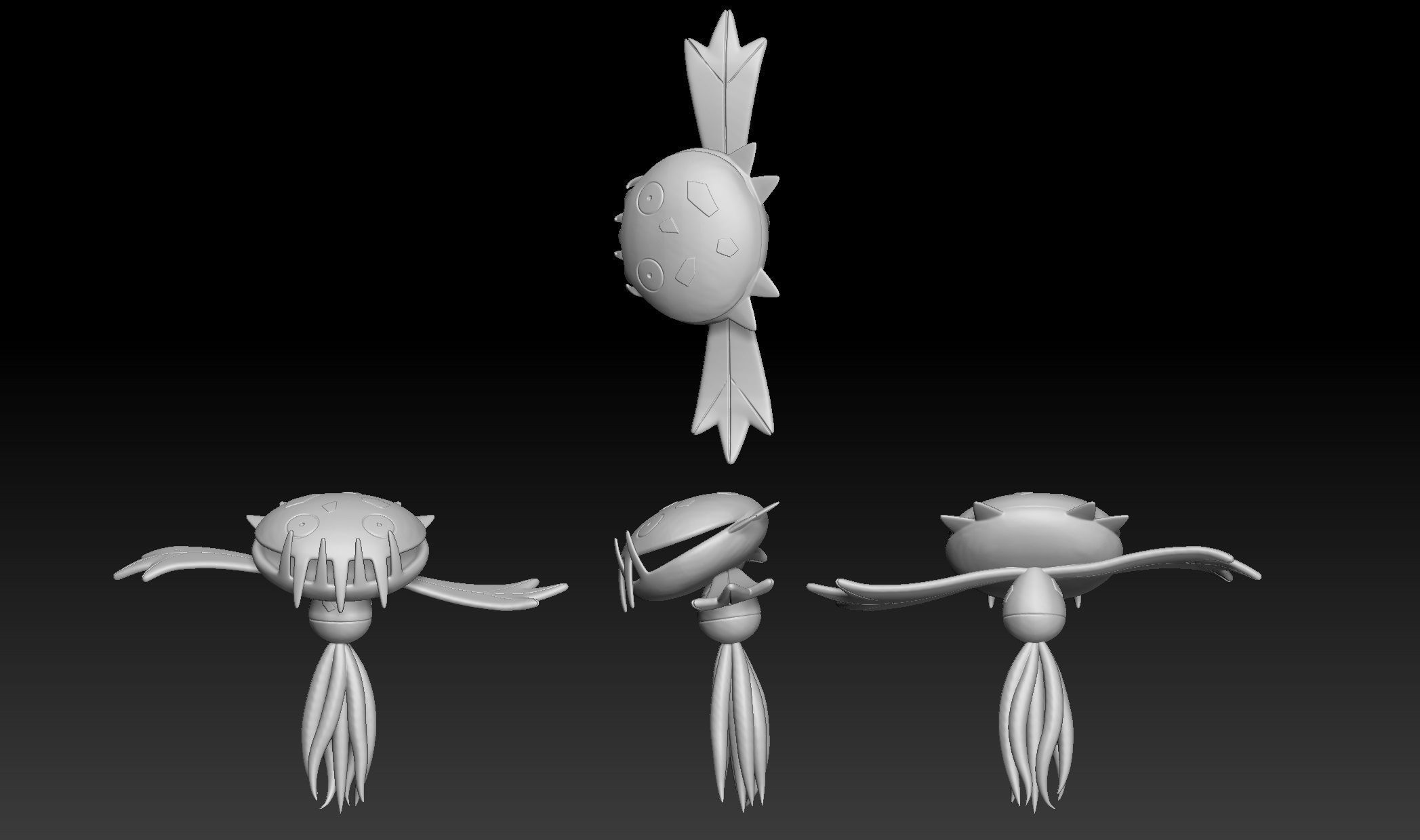 Pokemon Carnivine 3D print model_1