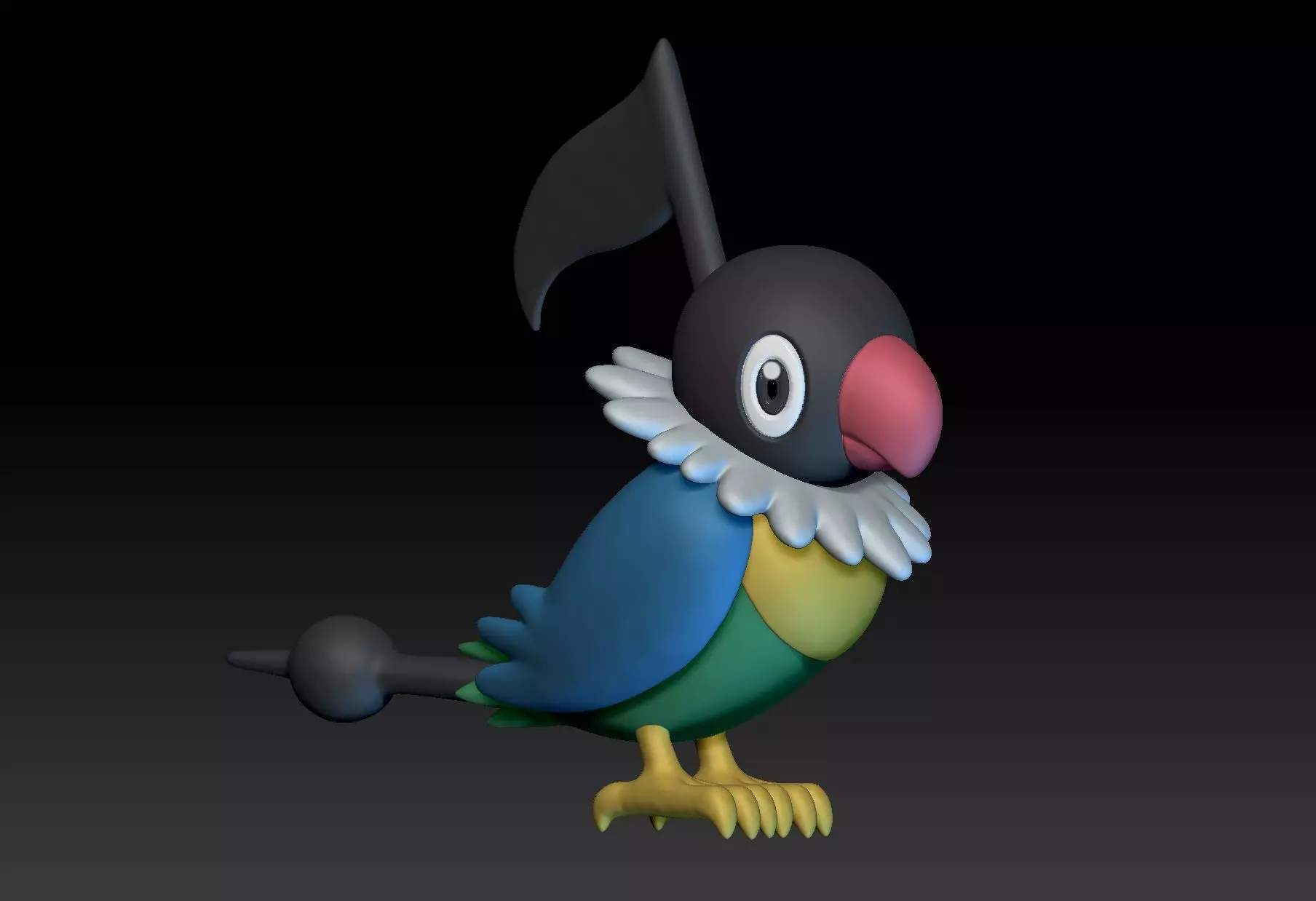 Pokemon Chatot 3D print model_0