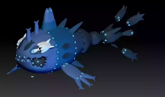 Pokemon Wishiwashi 3D print model