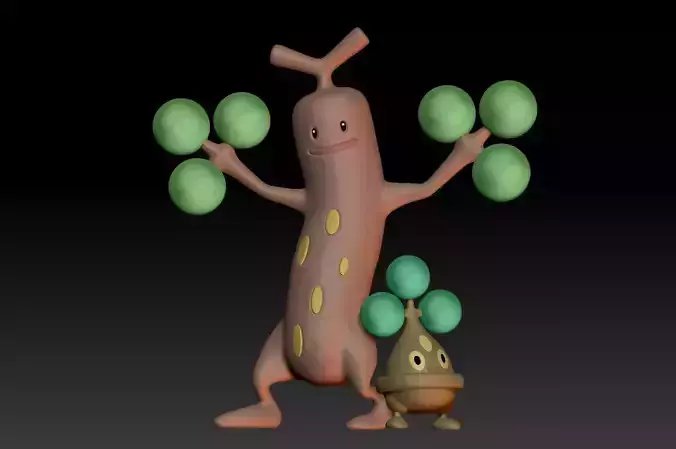 Pokemon Bonsly Sudowoodo