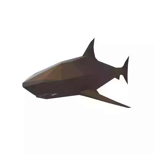 Low Poly Shark v1 006
