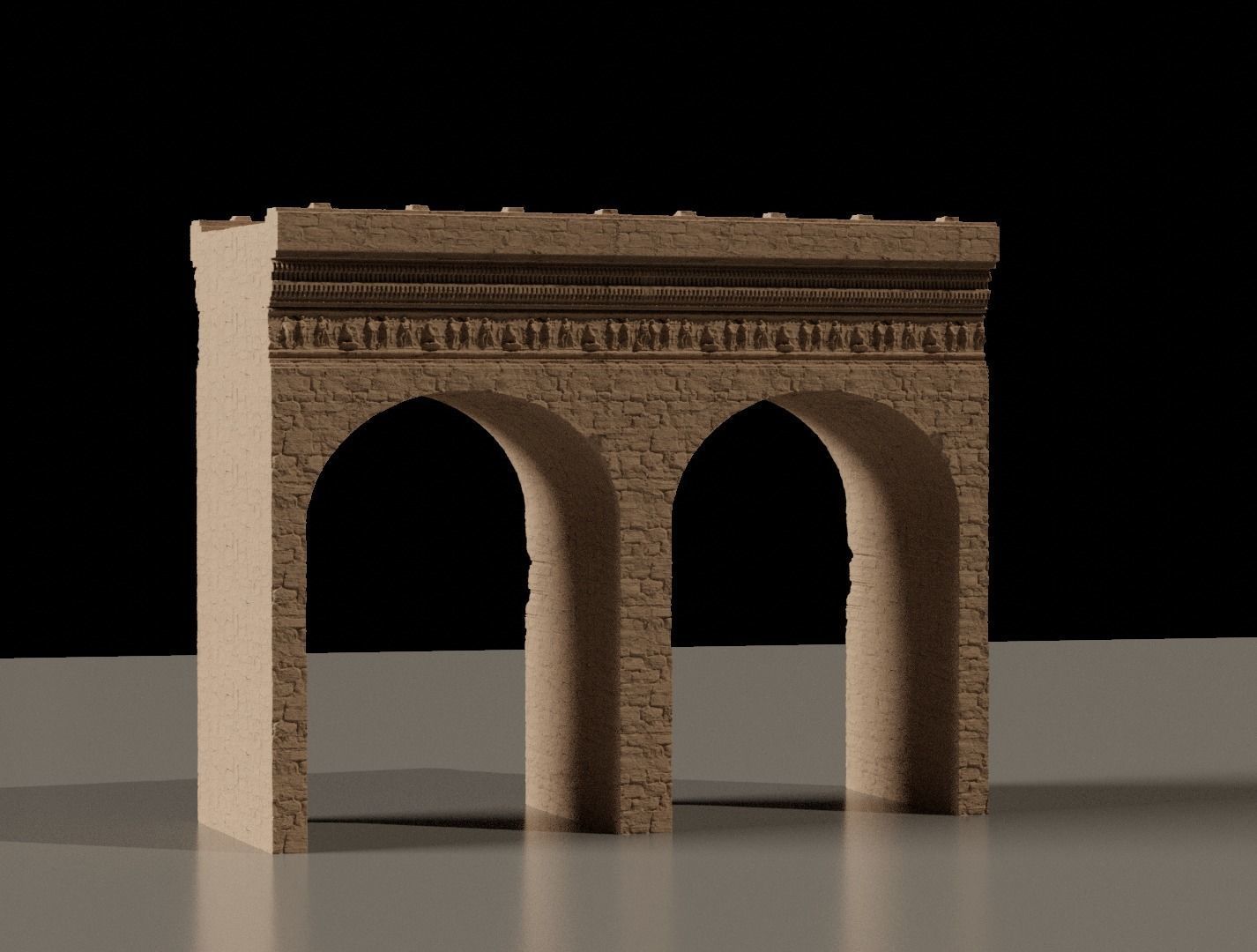 Fantasy Castle Kitbash Set 3D model_4