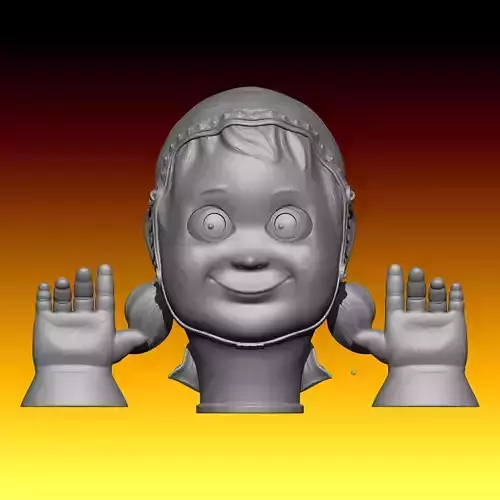  BETA Caperucita mecanismo ojos - Glove Puppet eye mechanism 