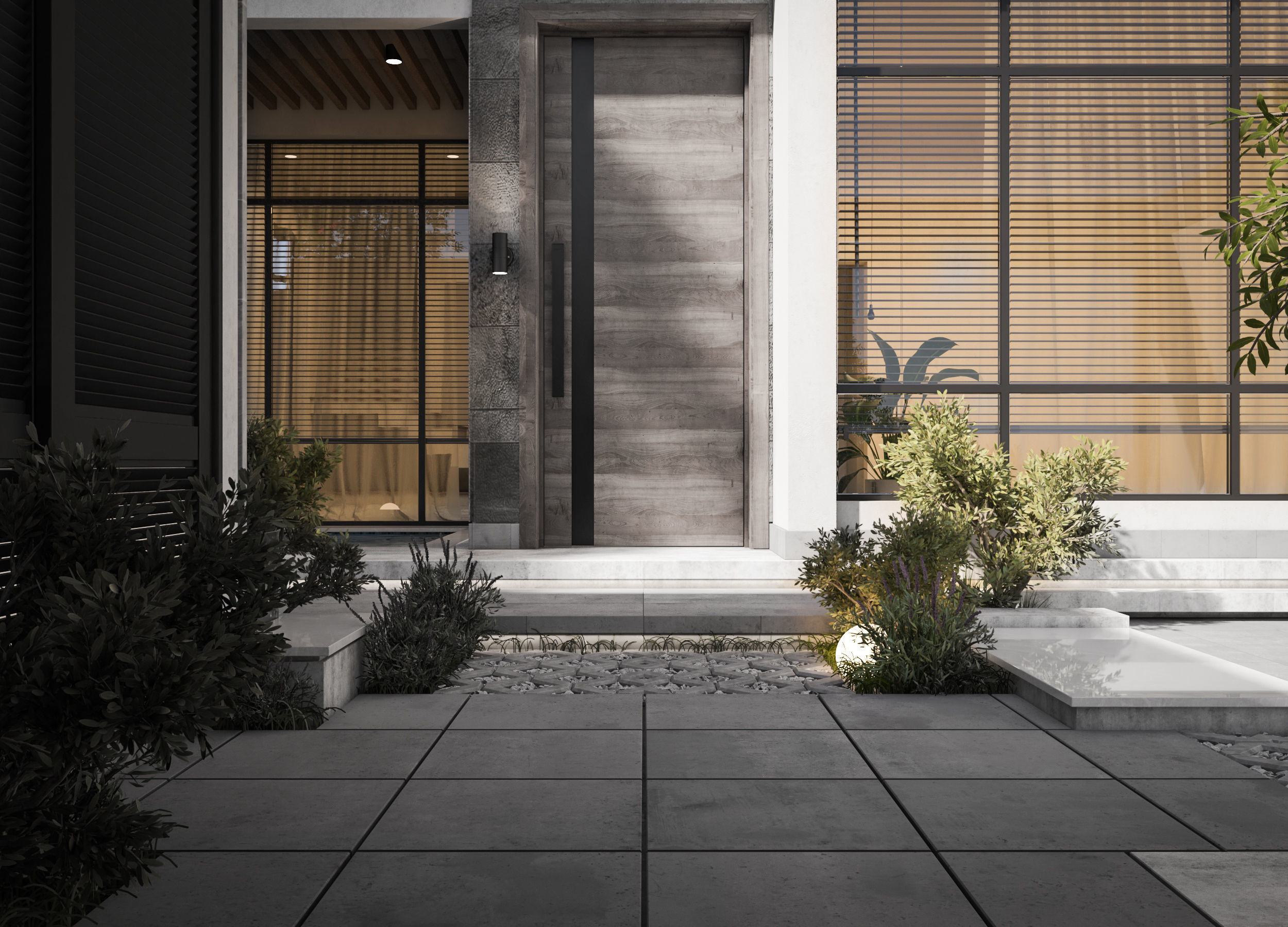  Villa garden landscape - 3D model 02 3D model_15