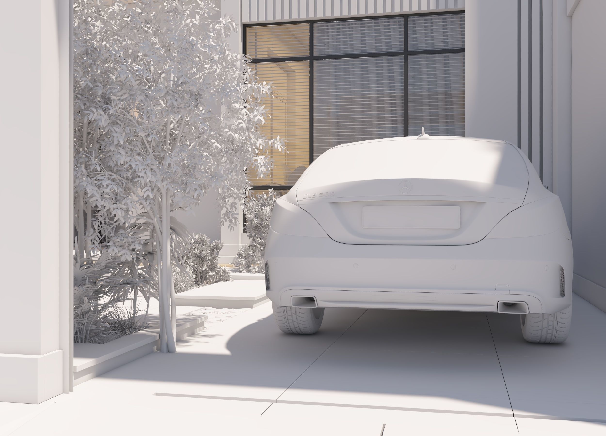  Villa garden landscape - 3D model 02 3D model_9