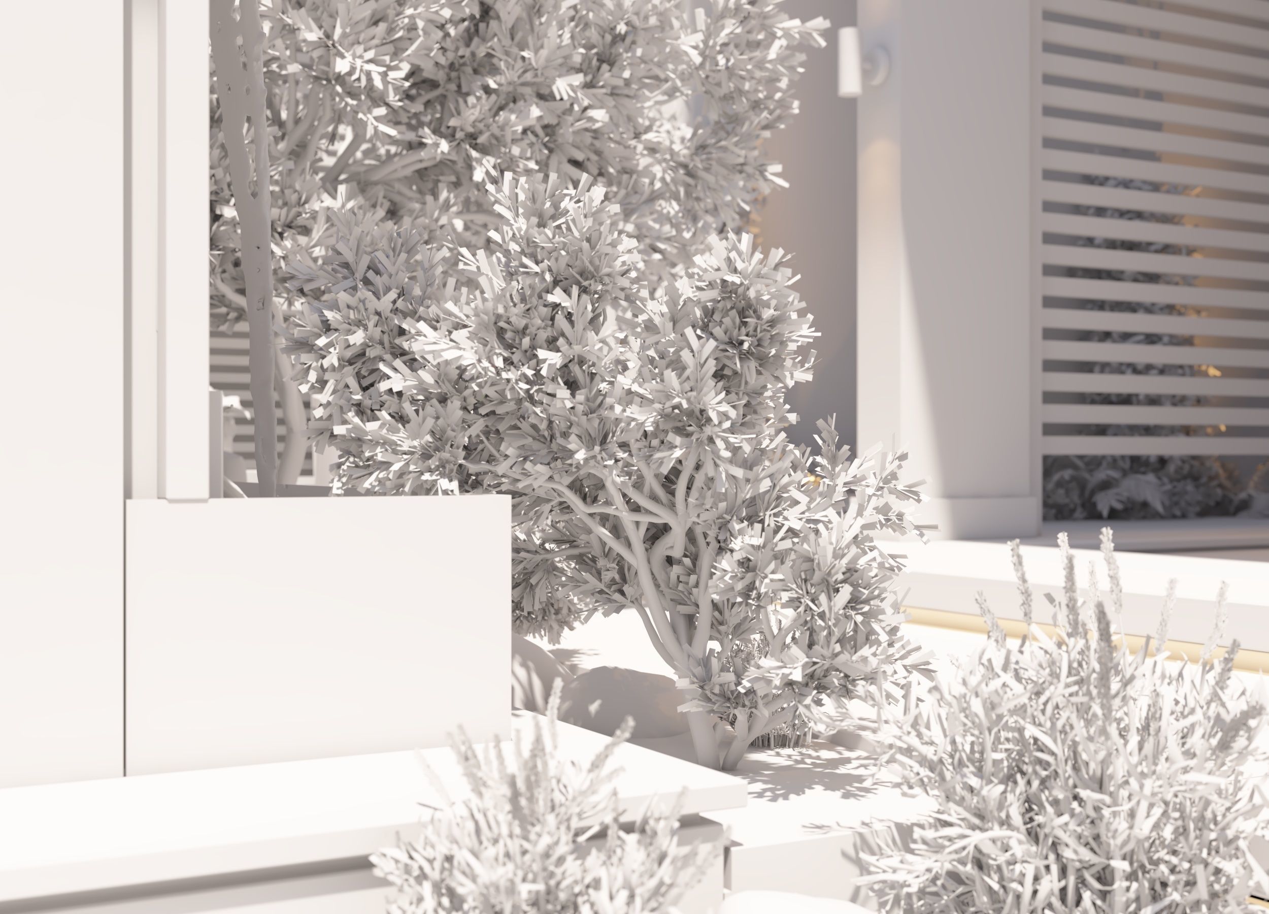  Villa garden landscape - 3D model 02 3D model_12